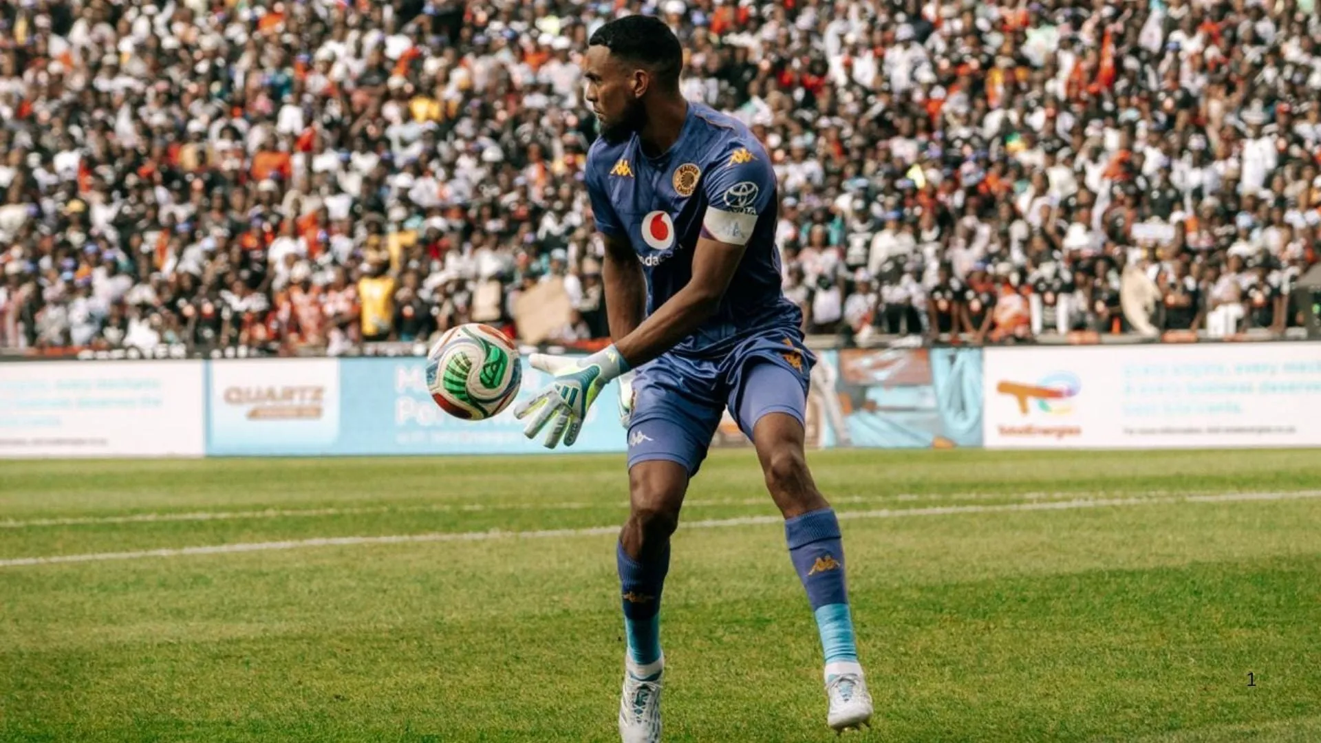 Kaizer Chiefs goalkeeper Brandon Petersen during the Soweto Derby.