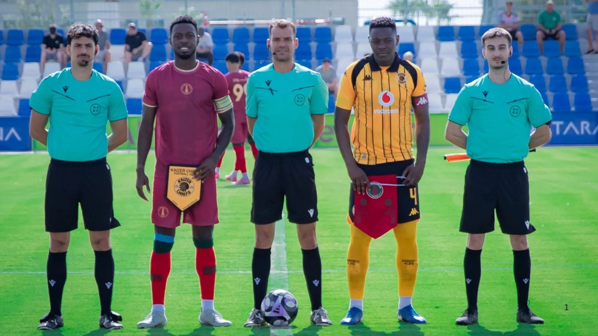 Zitha Kwinika captained Kaizer Chiefs against Al Kholood.
