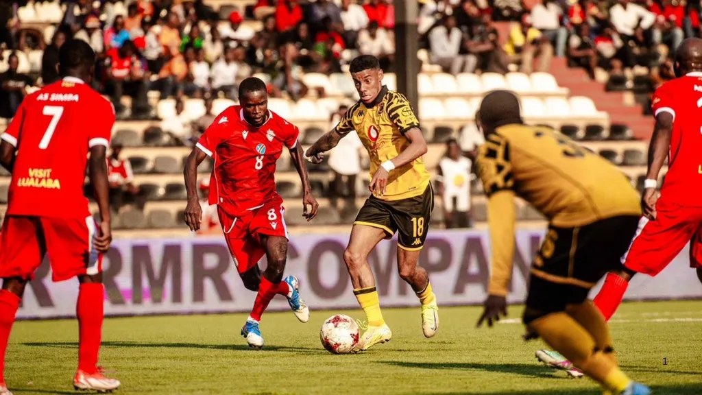 Kaizer Chiefs defender Dillan Solomons against AS Simba. Photo Kaizer Chiefs