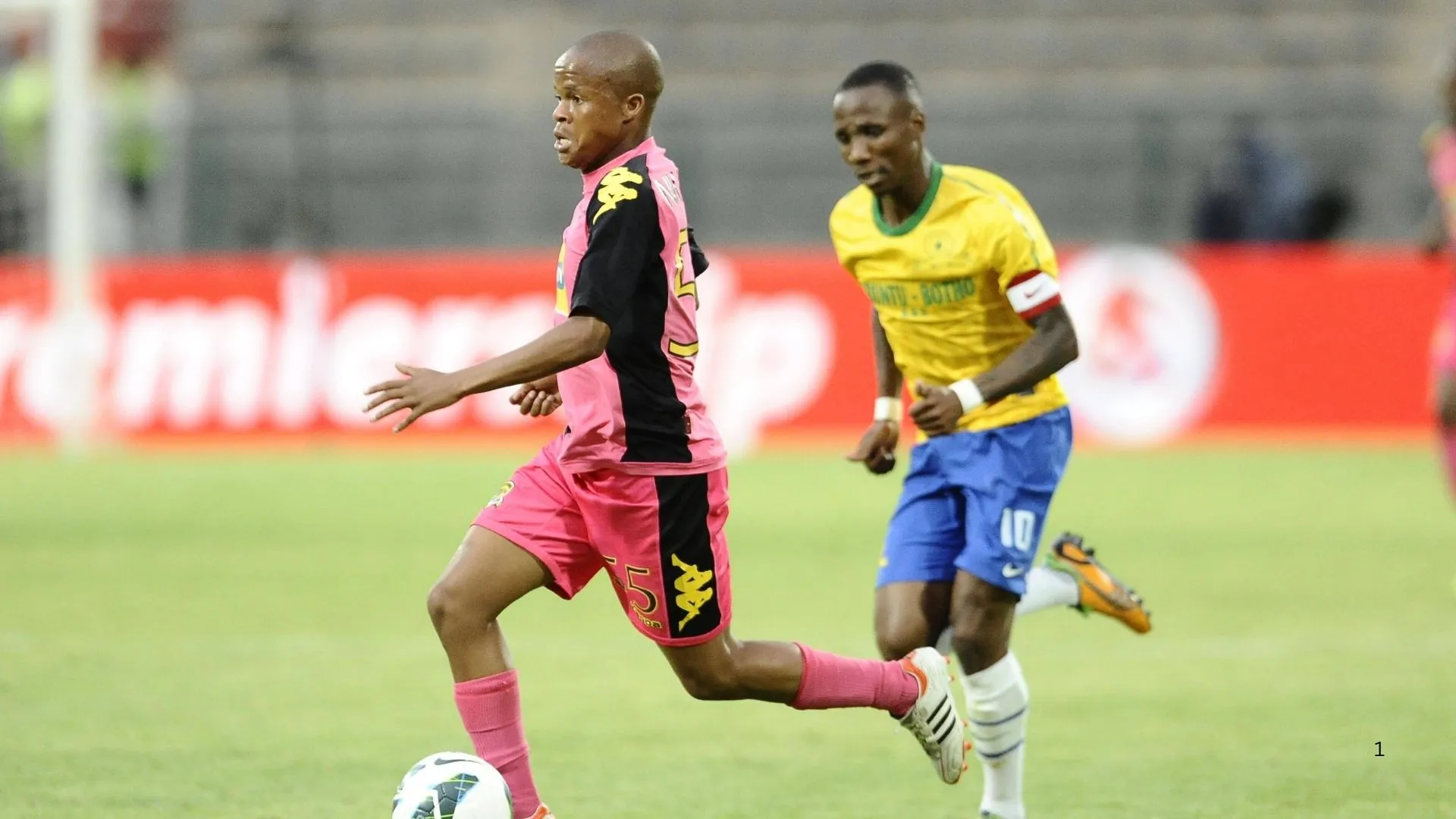 Michael Nkambule when he played for Black Leopards against Mamelodi Sundowns.