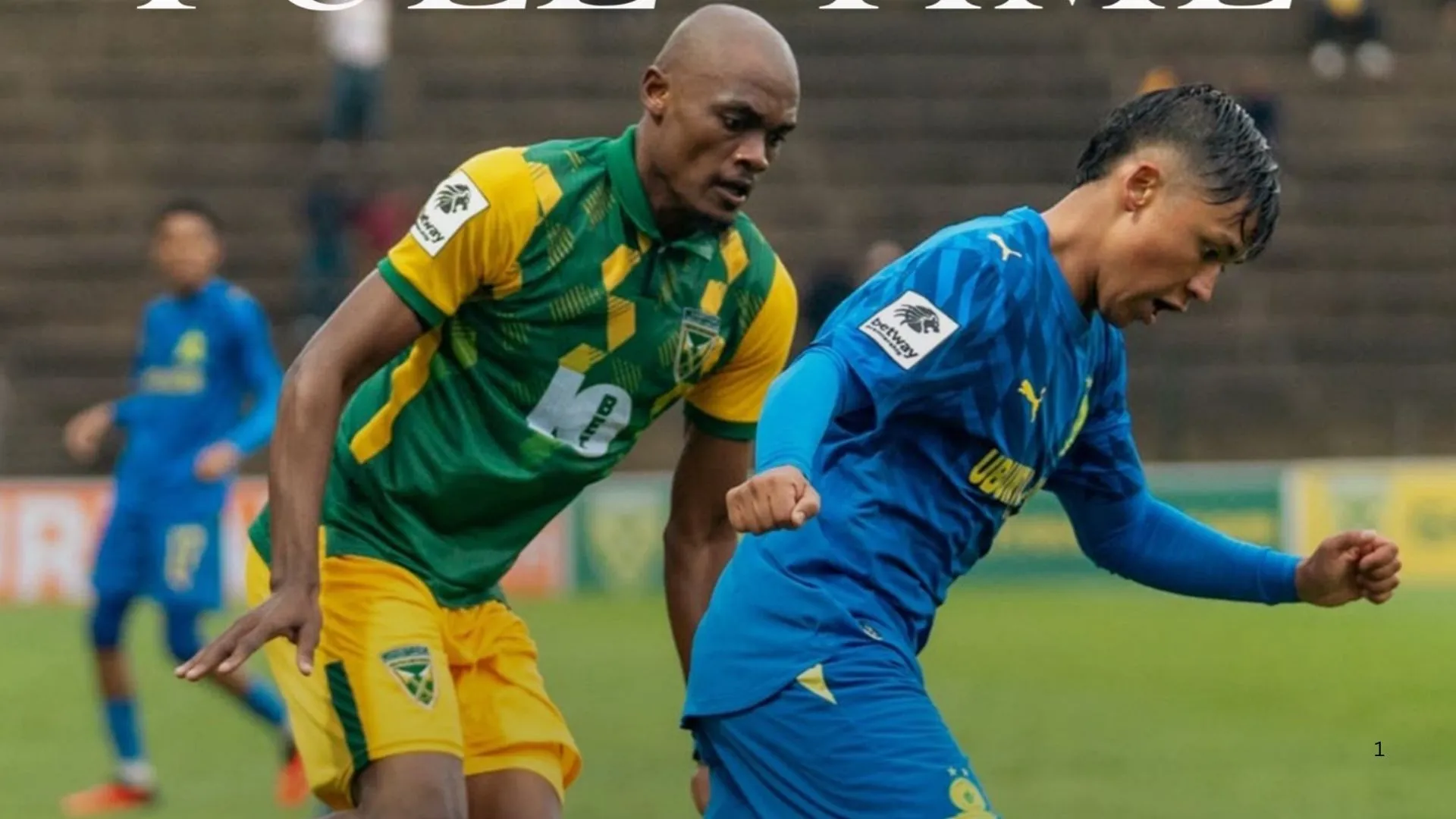 Golden Arrows playing against Mamelodi Sundowns in the PSL.