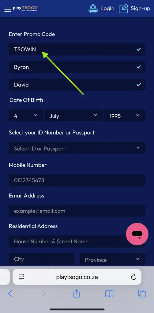 Playtsogo promo code
