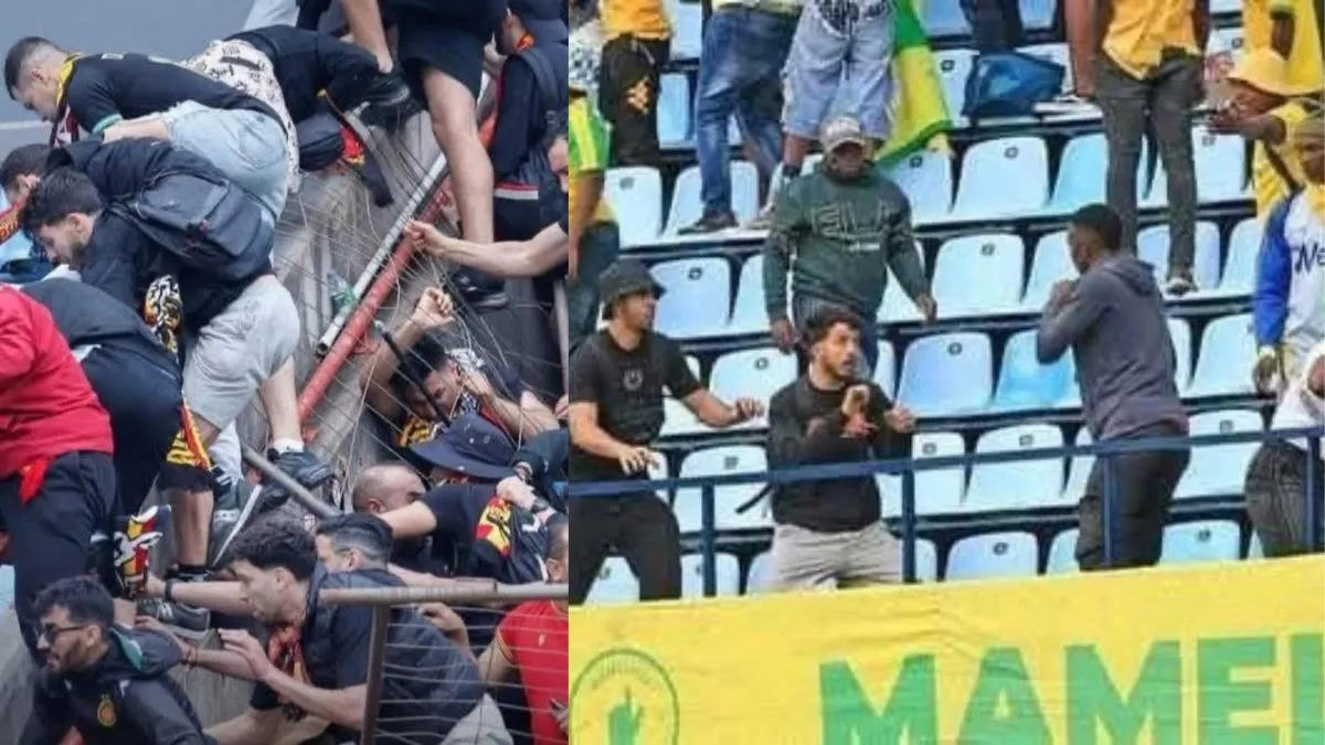 Sundowns & Esperance fans in violent clashes after Champions League match