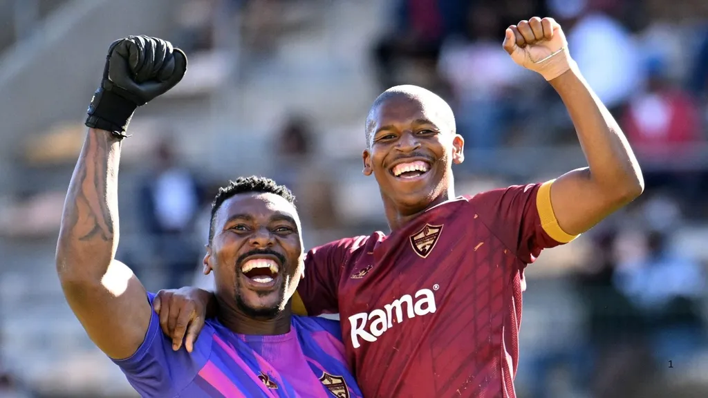 Stellenbosch celebrate a win against De Agosto. Photo Stellenbosch FC