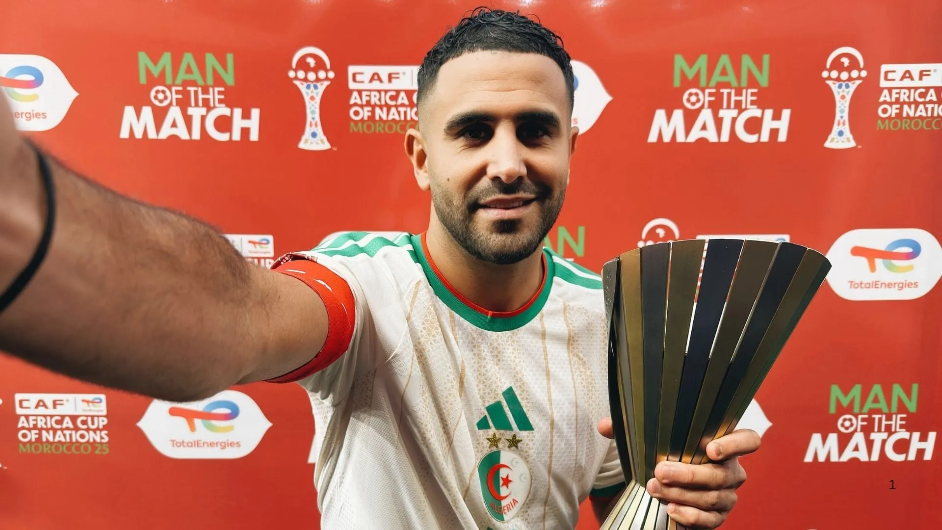 Riyad Mahrez of Algeria