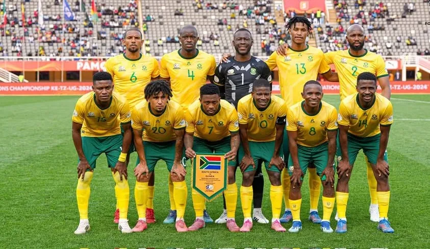 CHAN: Bafana Bafana Knocked Out After Dramatic 3-3 Draw Against Uganda