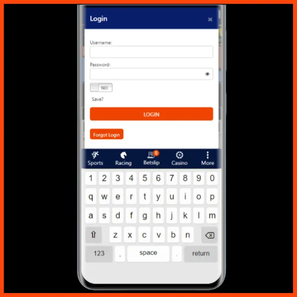 WSN login on mobile app