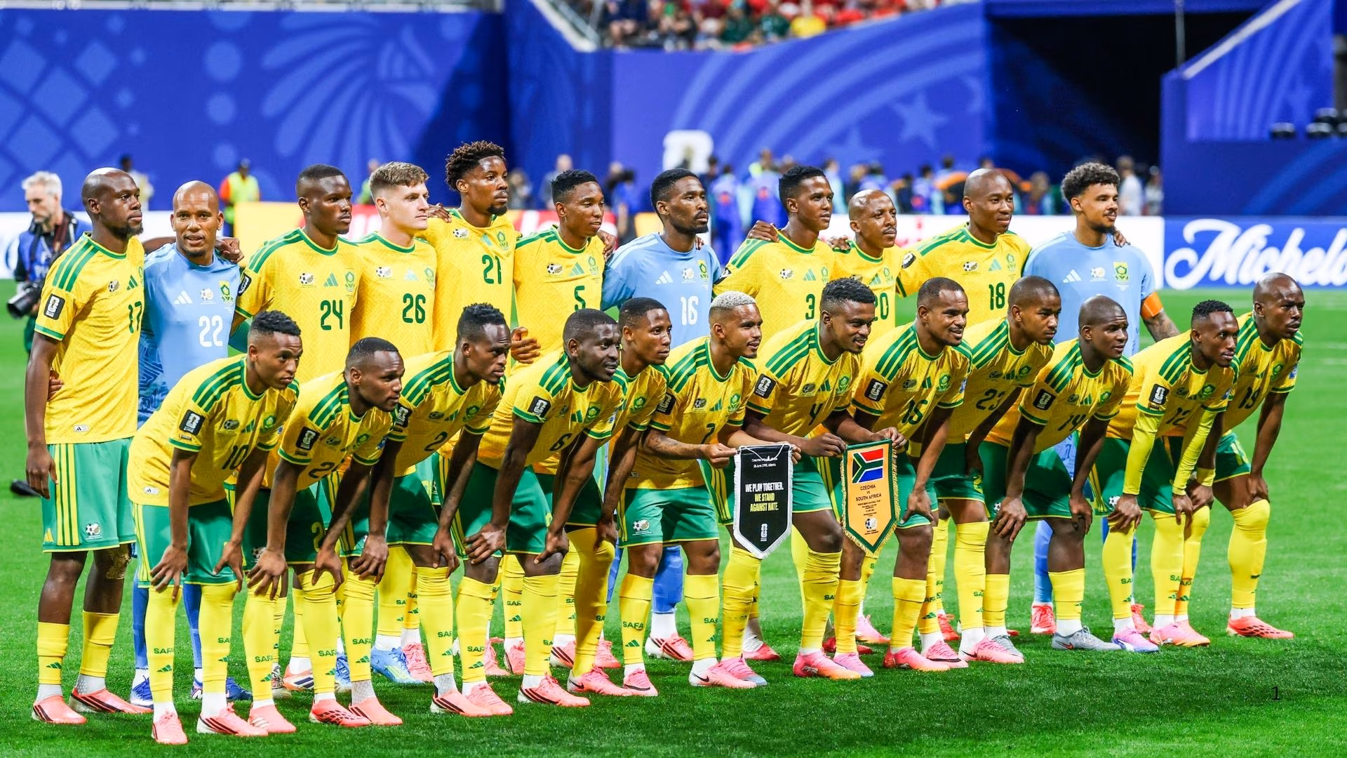 South Africa starting XI vs Canada: Pirates star dropped as Broos makes one change