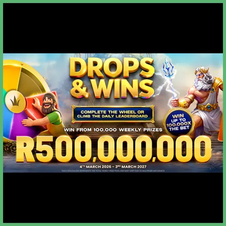 Bet.co.za Drops & Wins weekly casino prize drops up to 100,000x your winning stake. Running from 4 March 2026 to 3 March 2027.