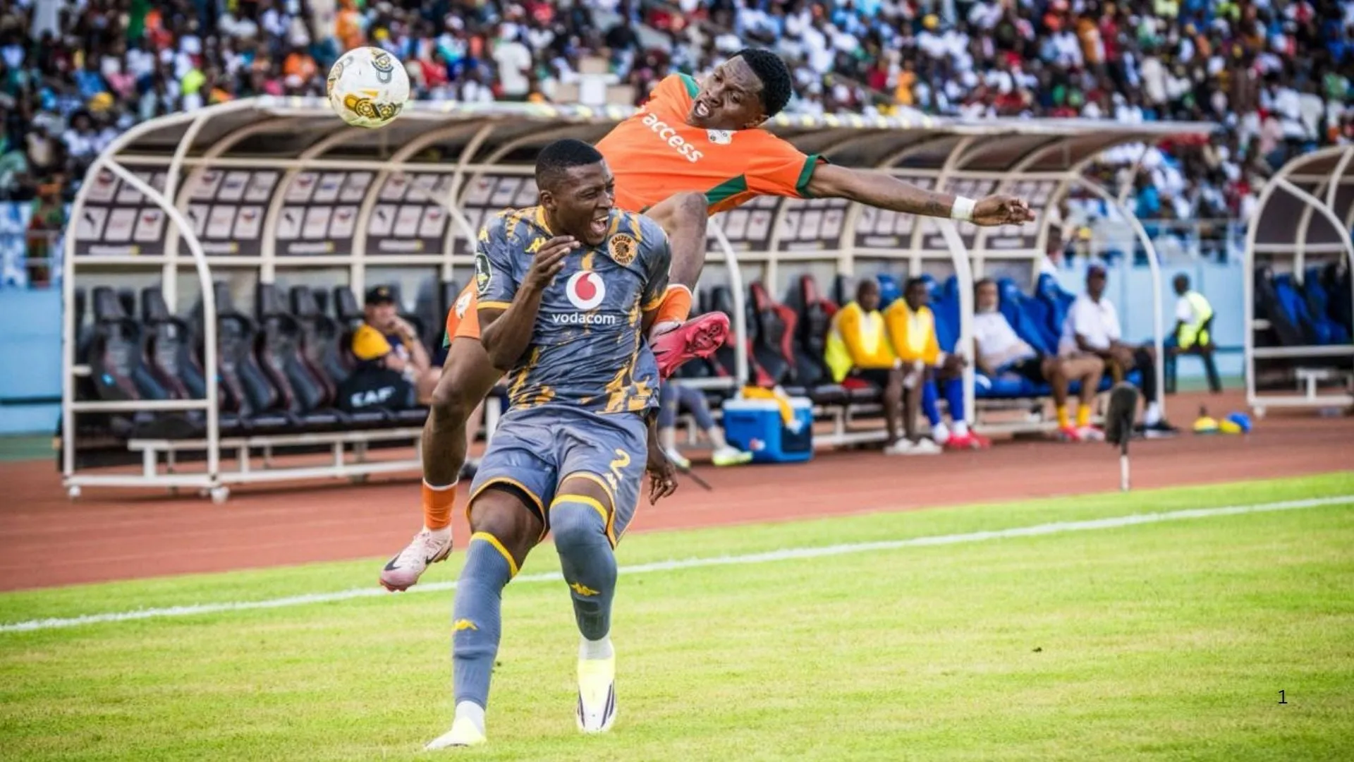Thabiso Monyane of Kaizer Chiefs during their match against ZESCO United. Photo &ndash; Kaizer Chiefs