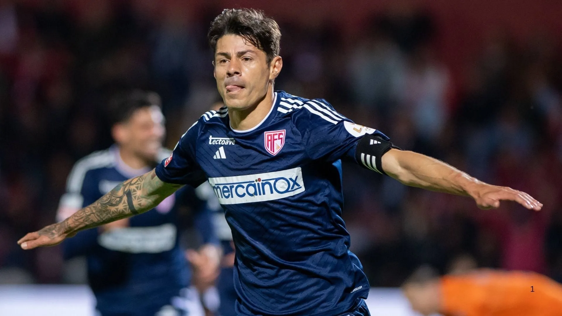 Veteran striker Nene who plays for AVS.