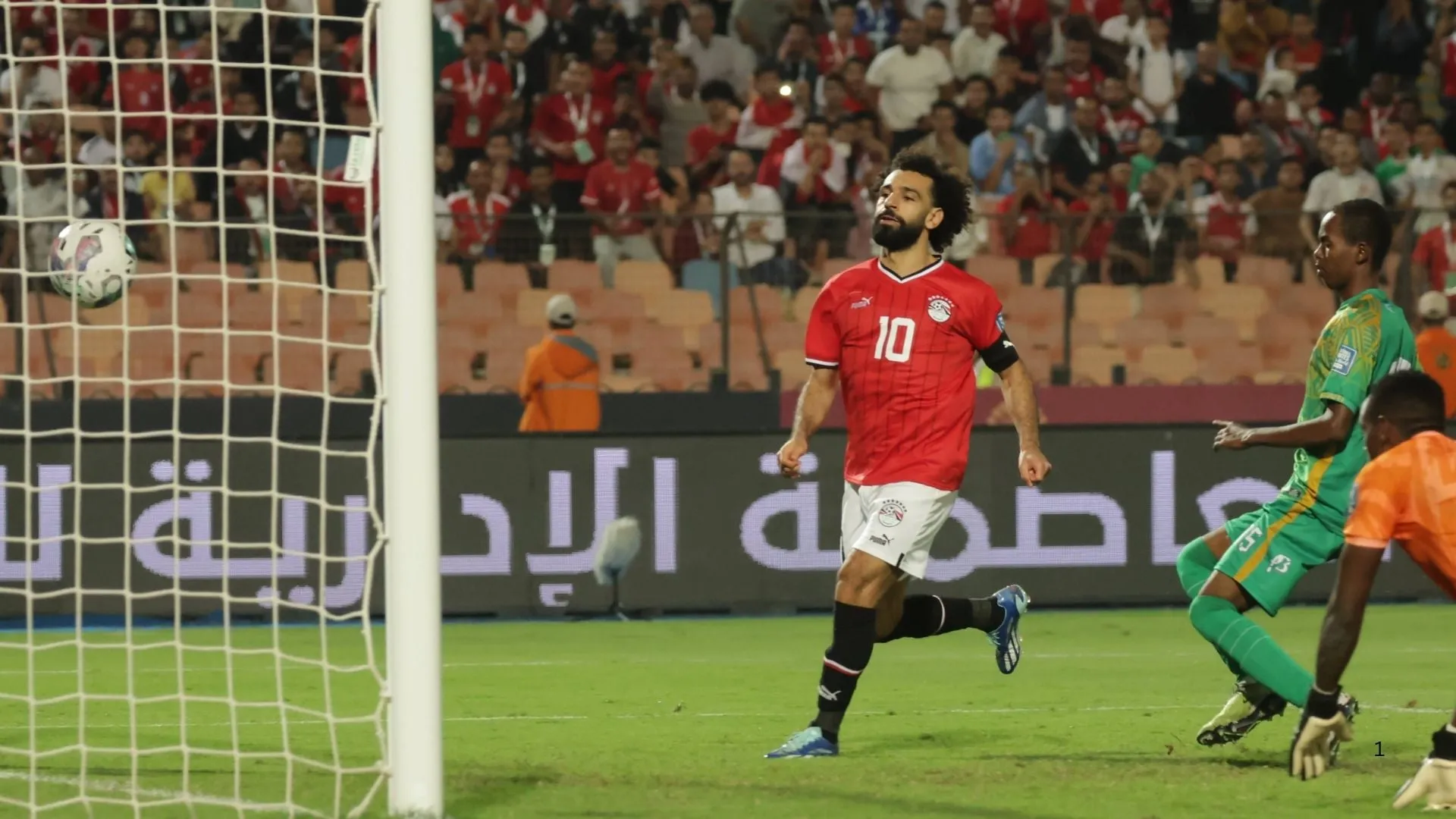 Mohamed Salah scores for Egypt. Photo &ndash; Imago