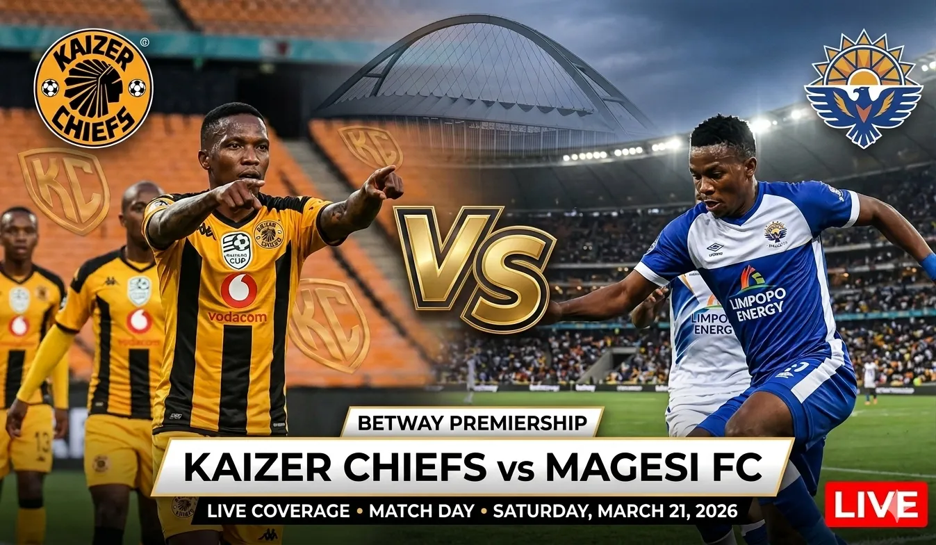 Live: Kaizer Chiefs vs Magesi &ndash; Updates, play-by-play, goals & commentary