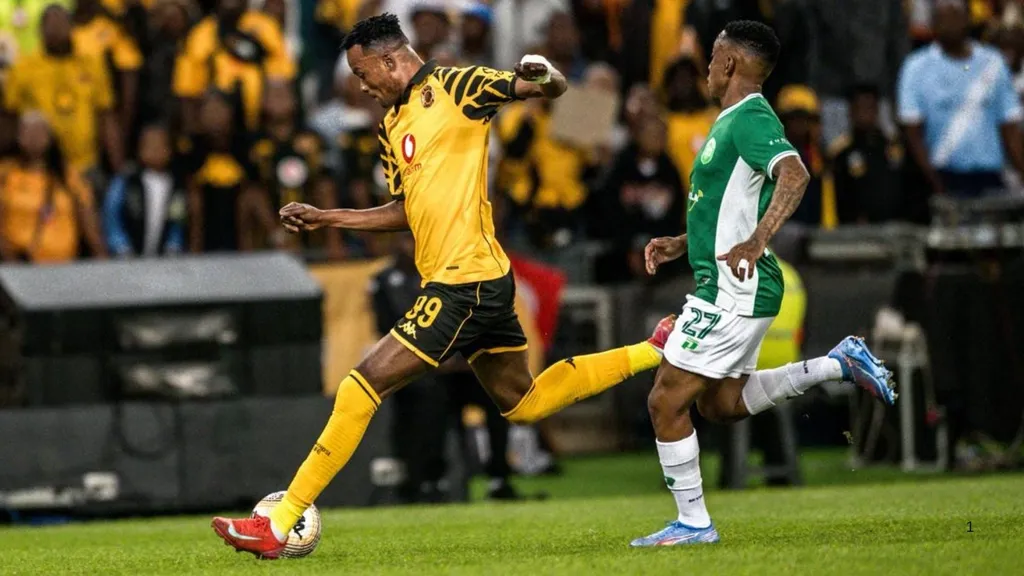 Glody Lilepo shoots the ball against AmaZulu.