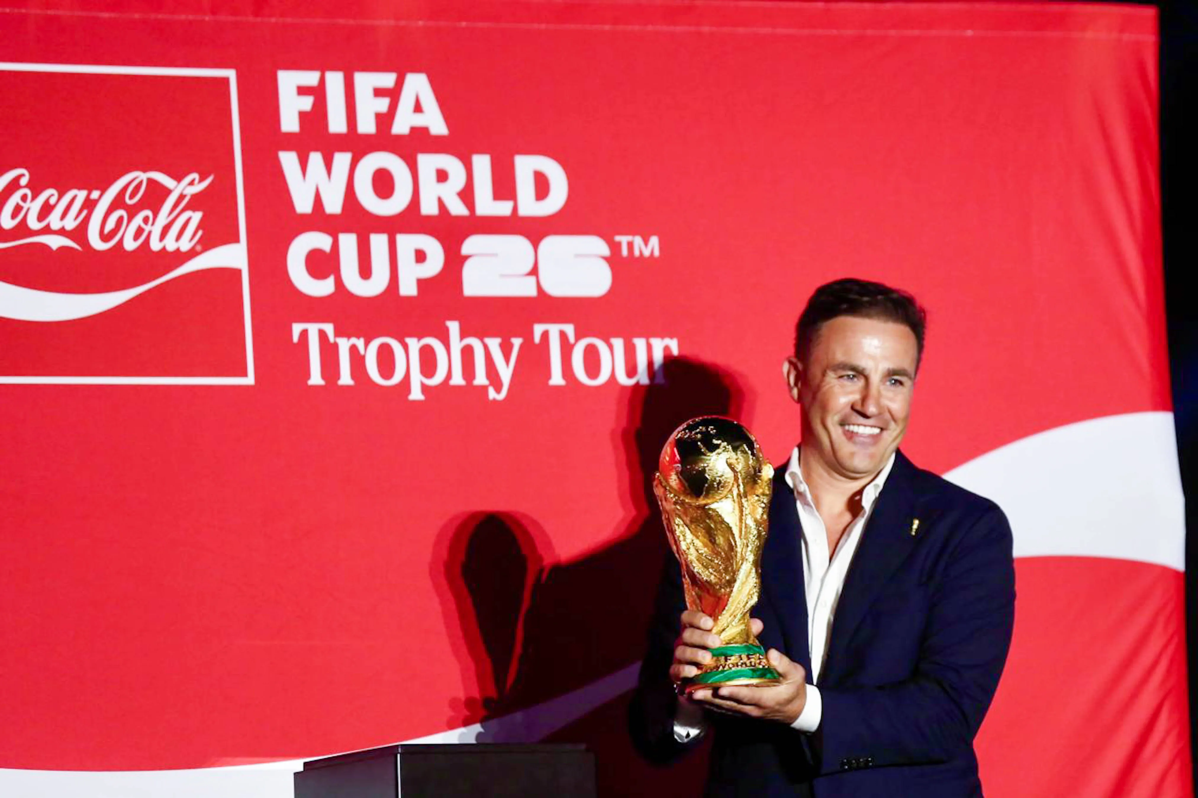 Fabio Cannavaro On The FIFA World Cup Tour In Egypt