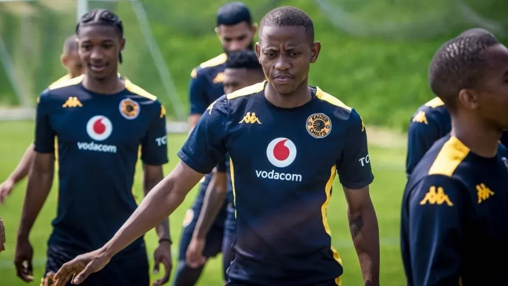 Thabo Cele and his Kaizer Chiefs teammates