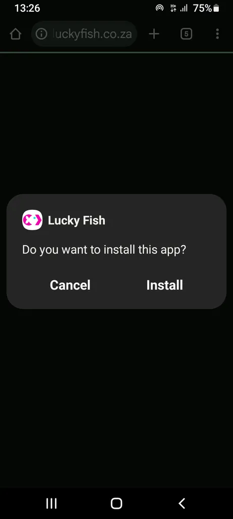 Lucky Fish APK installation