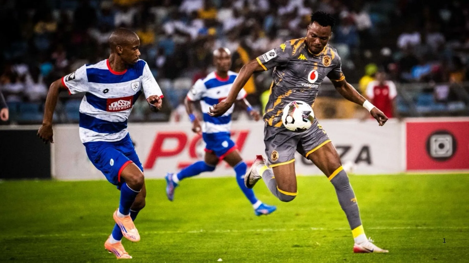 Glody Lilepo of Kaizer Chiefs against Durban City. Photo &ndash; Kaizer Chiefs
