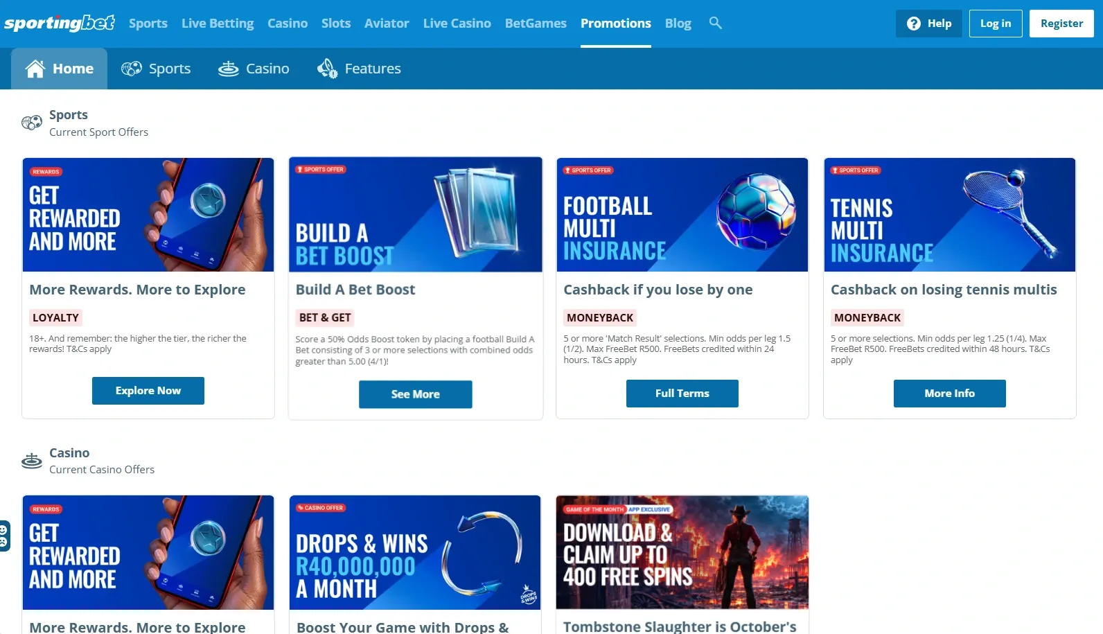 Current Sportingbet promotions 