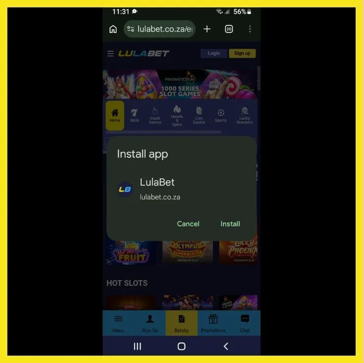 Lulabet download app download apk