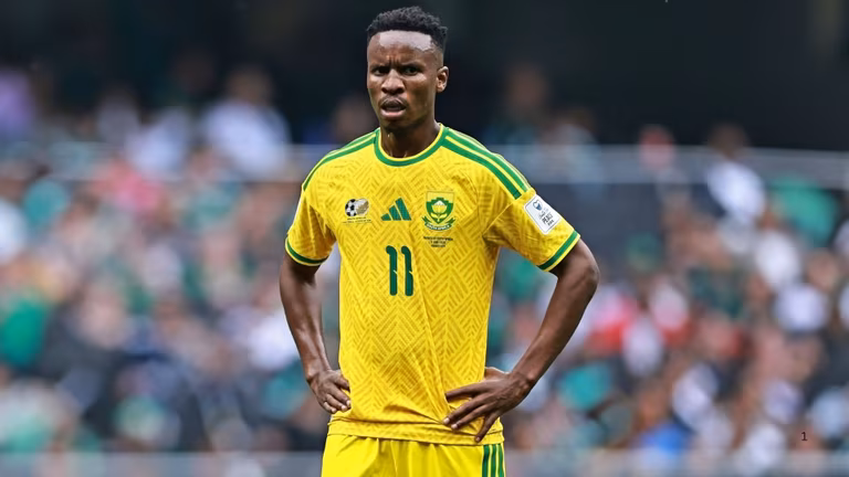 Themba Zwane setback for Bafana as FIFA dismisses appeal
