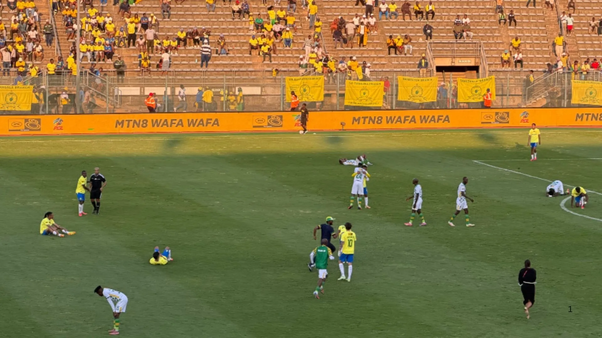 Mamelodi Sundowns suffered MTN8 loss to Golden Arrows.