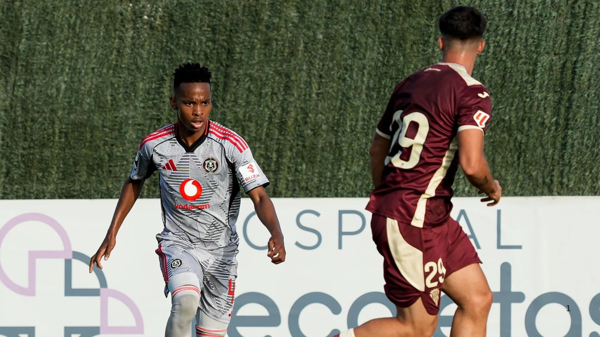 Orlando Pirates in action against Cordoba.
