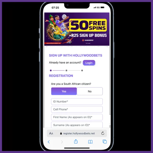 Hollywoodbets Sign Up Code 2