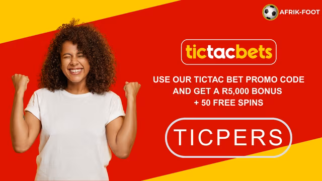 TicTacBets code TICPERS: R5,000 match + 75 free spins (June 2026)