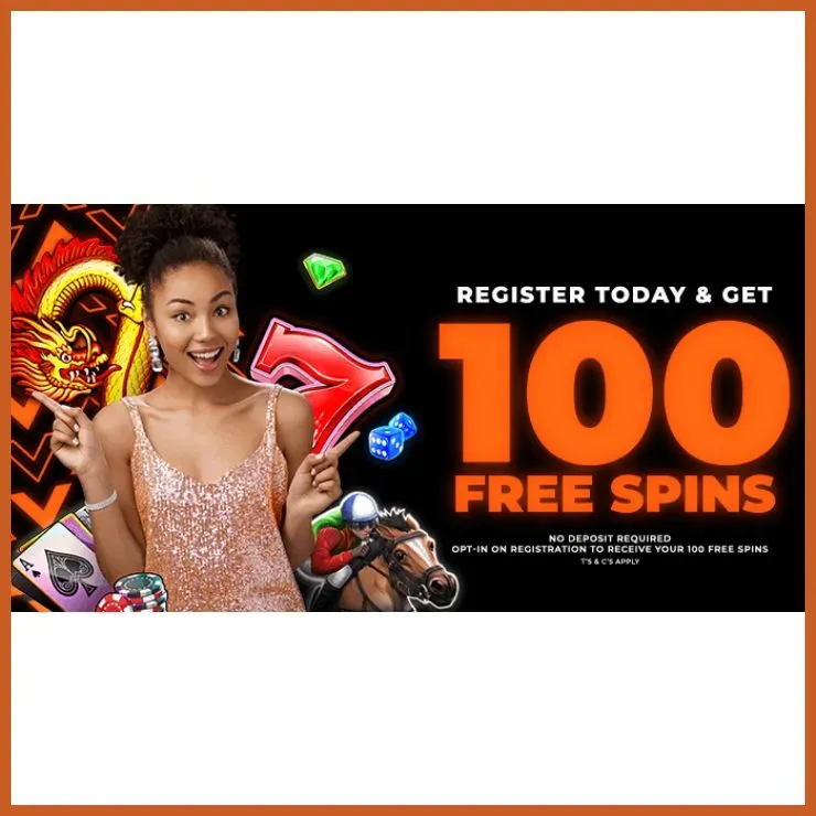 Promo Banner from World Sports Betting, one of the best betting sites with free spins, offering 100 Free Spins for new users.