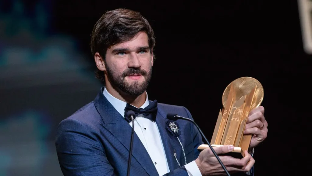 Alisson Becker who won the inaugural Yashin Trophy in 2019