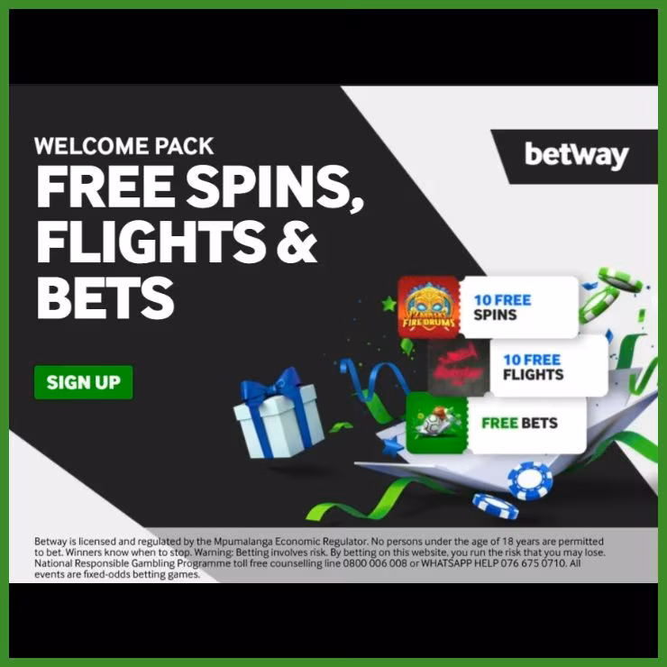 Betway welcome bonus promotional banner