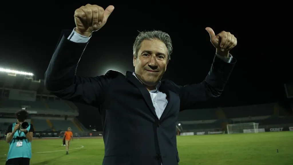 Al Masry head coach Nabil Kouki. Photo – Al Masry