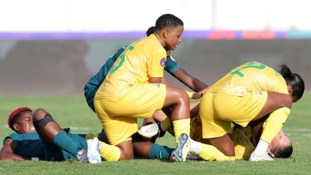 Gabriela Salgado suffered a horrific injury during Banyana Banyanas match with Nigeria.