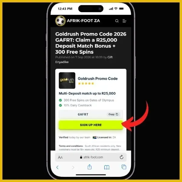 Goldrush promo code  1