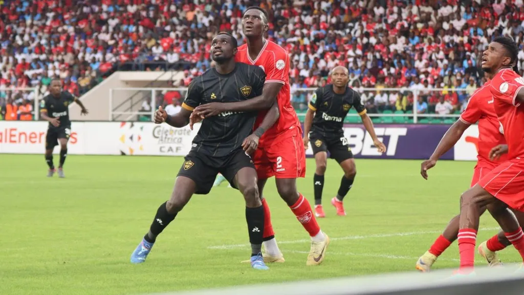 Stellenbosch FC against Simba SC during CAF Confederation Cup. Photo Stellenbosch FC