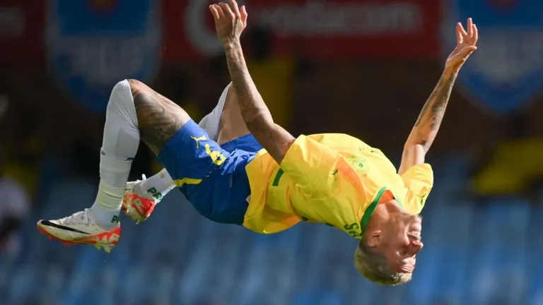 Sales’ strike enough to down Galaxy as Sundowns retain top spot