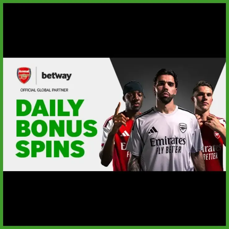 Betway Daily Bonus Spin Banner