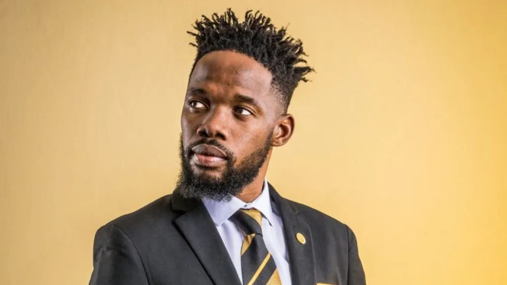 Mduduzi Mdantsane at Kaizer Chiefs unveiling.