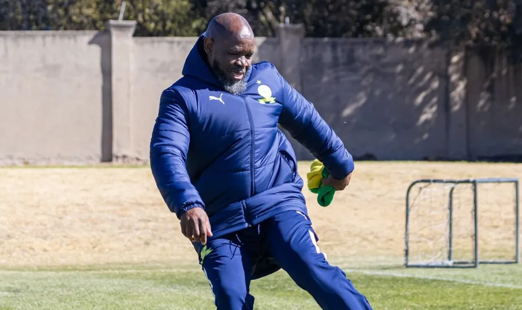 Sundowns senior coach Komphela reacts to draw against Cardiff City