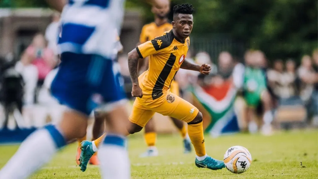 Mduduzi Shabalala during Kaizer Chiefs&rsquo; match against PEC Zwolle. Photo &ndash; Kaizer Chiefs