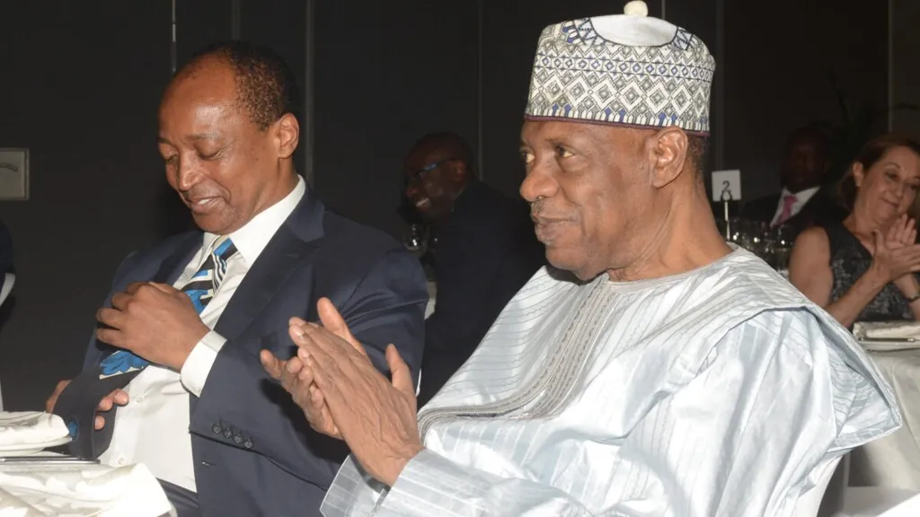 Issa Hayatou and Patrice Motsepe