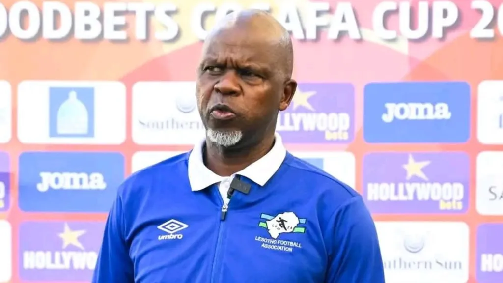 Lesotho coach Makhetha Leslie Notsi.