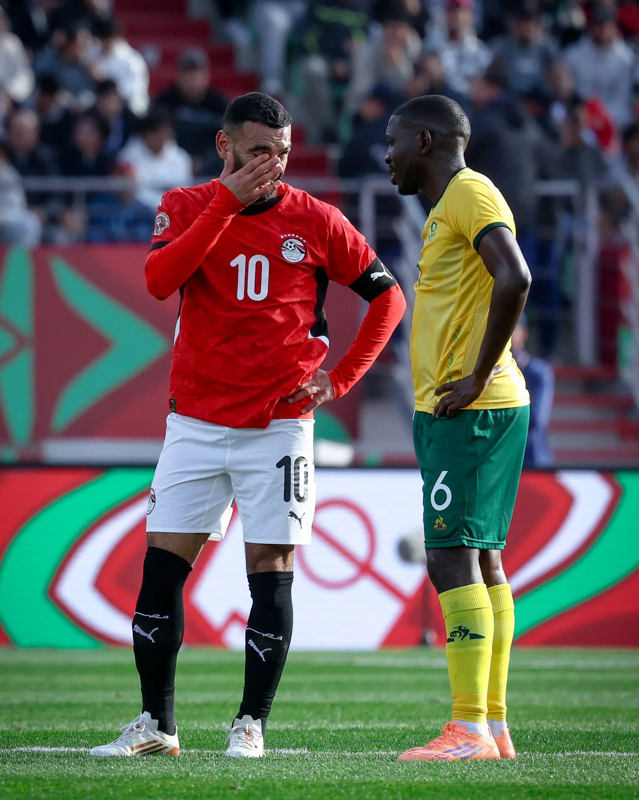 Egypt vs South Africa match at the African Cup of Nations 2025 &ndash; Group B