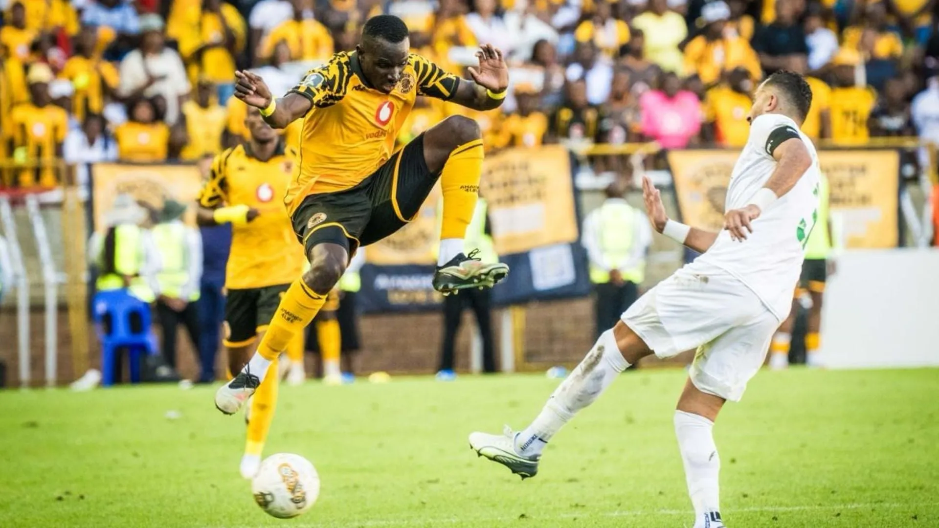 Kaizer Chiefs forward Flavio Silva during their match against Al Masry.