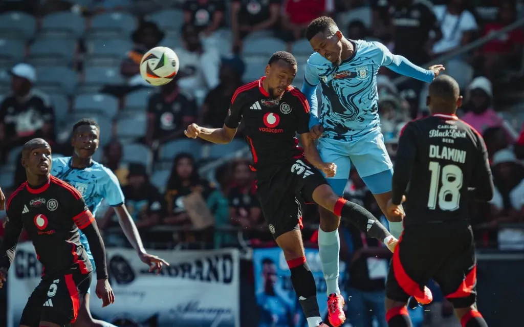 Selaelo Rasebotja of Orlando Pirates against Magesi FC. Picture by Orlando Pirates