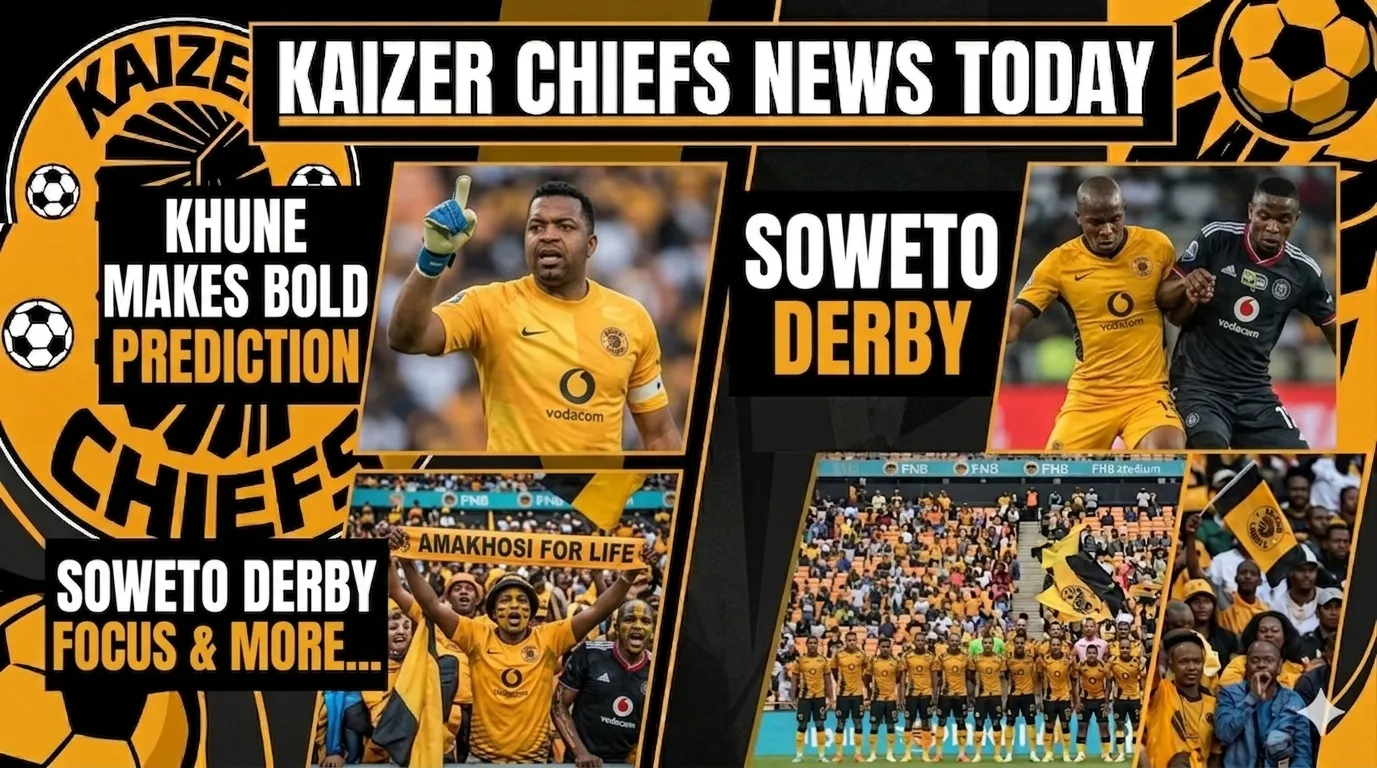 Kaizer Chiefs news today: Khune makes bold prediction, Soweto Derby focus & more&hellip;
