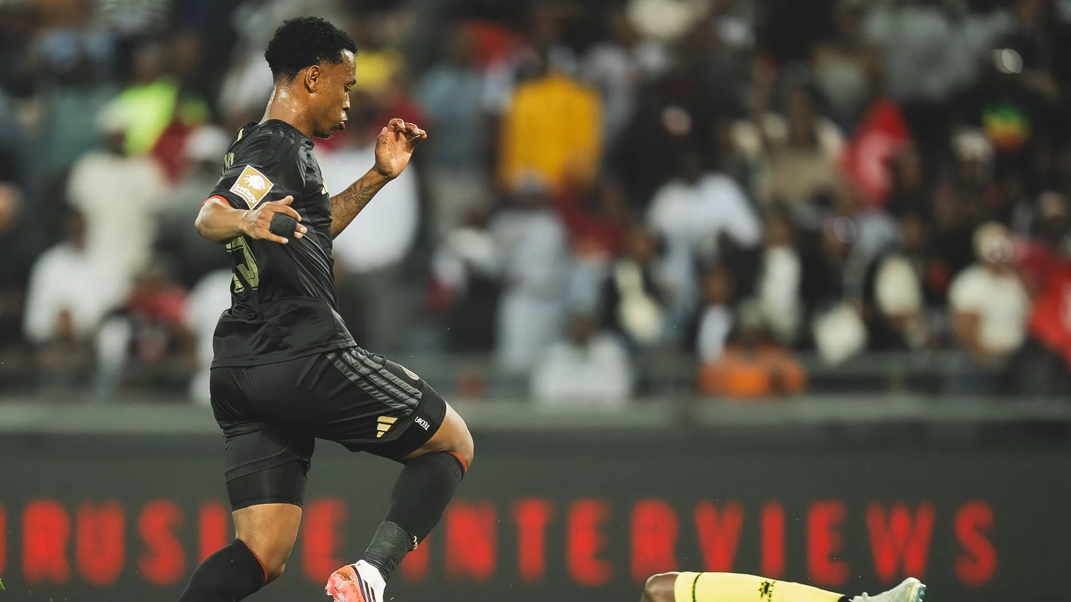 Boitumelo Radiopane scores for Orlando Pirates against Sekhukhune United.