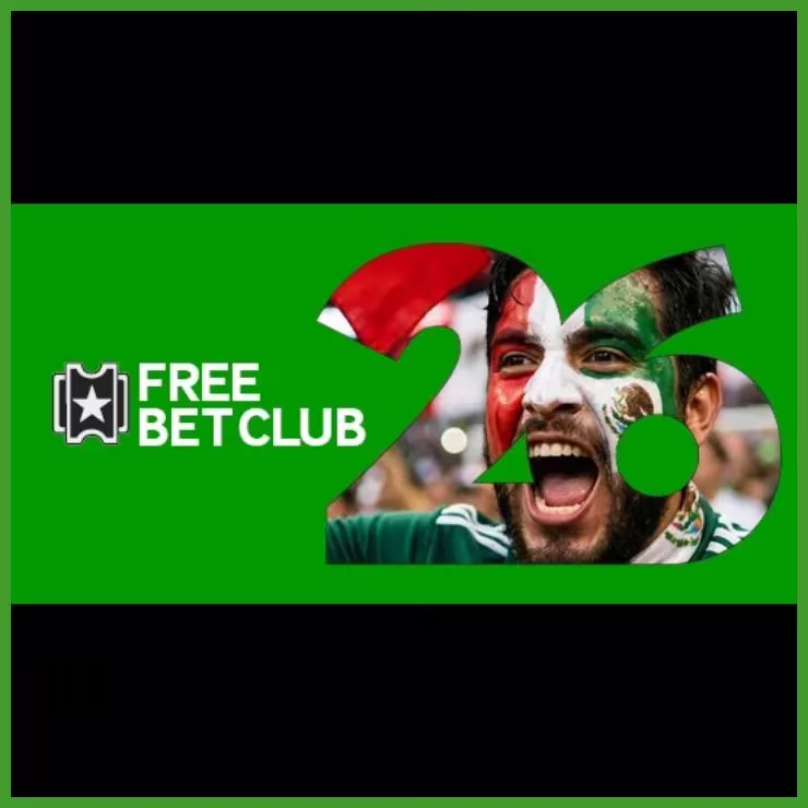 Betway Free Bet Club promotional banner for World Cup 2026