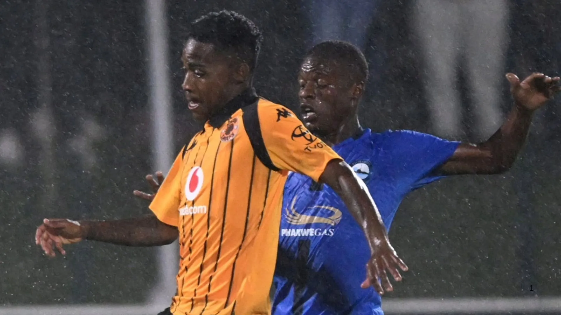 Mfundo Vilakazi of Kaizer Chiefs playing against Richards Bay.